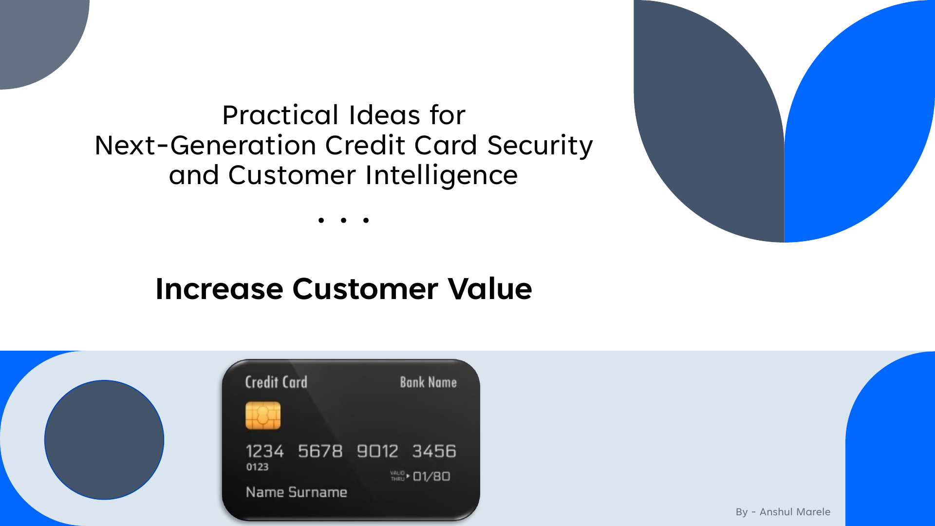 Next-generation credit card security and intelligence case study, page 1 of 8